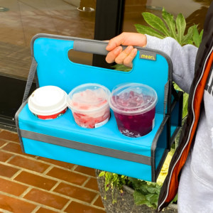 Reusable Drink Carrier, 6 Cup Collapsible Drink Caddy