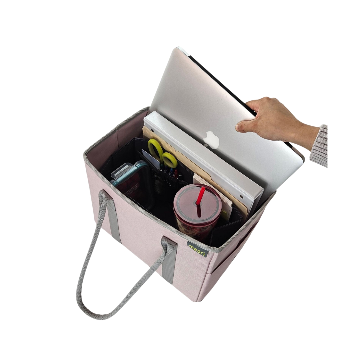 A100874-6-meori-Office-Tote-Insert-LST Office Tote with Insert Organizer helping keep all items that need to go to the office organized