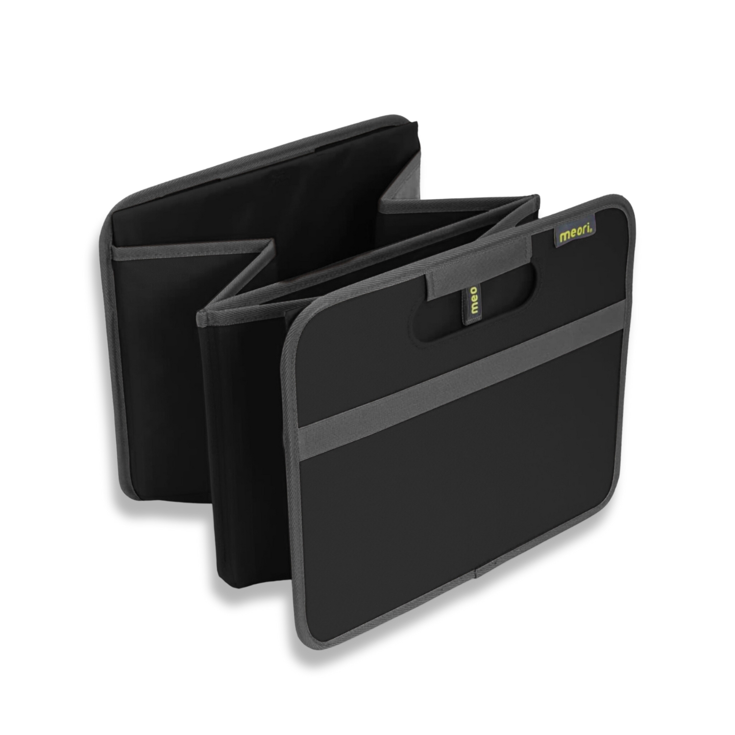 A100001-02-meori-Large-Foldable-Box-Lava-Black Black Trunk Organizer For Groceries