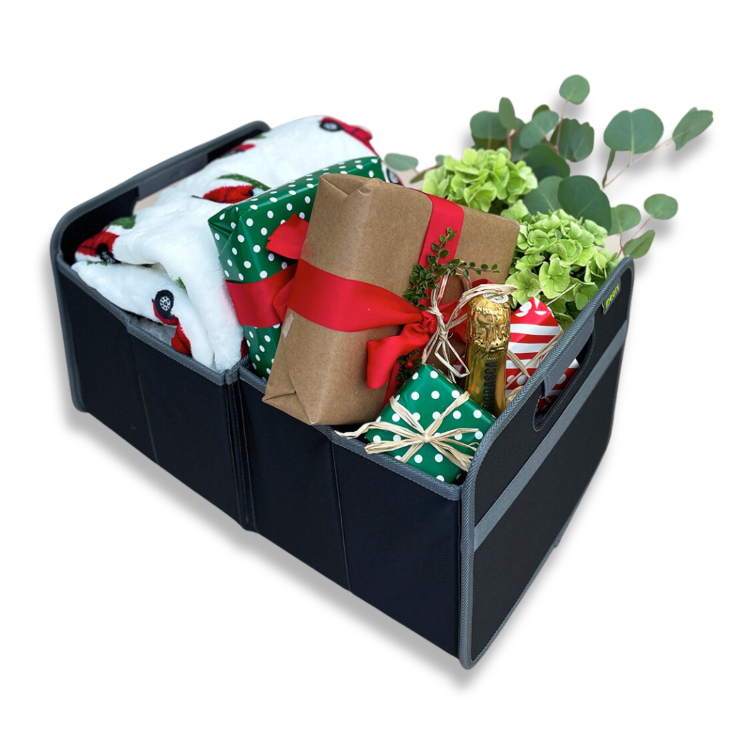 A100001-09-meori-Large-Foldable-Box-Lava-Black-LST Black Trunk Organizer For Groceries