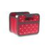Red Small Storage Container with White Dots