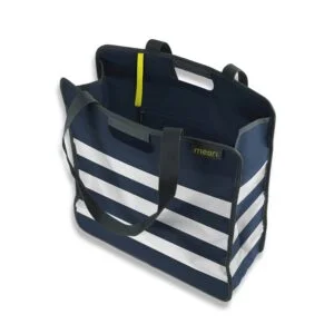 Large Utility Tote Bag with Structured Bottom