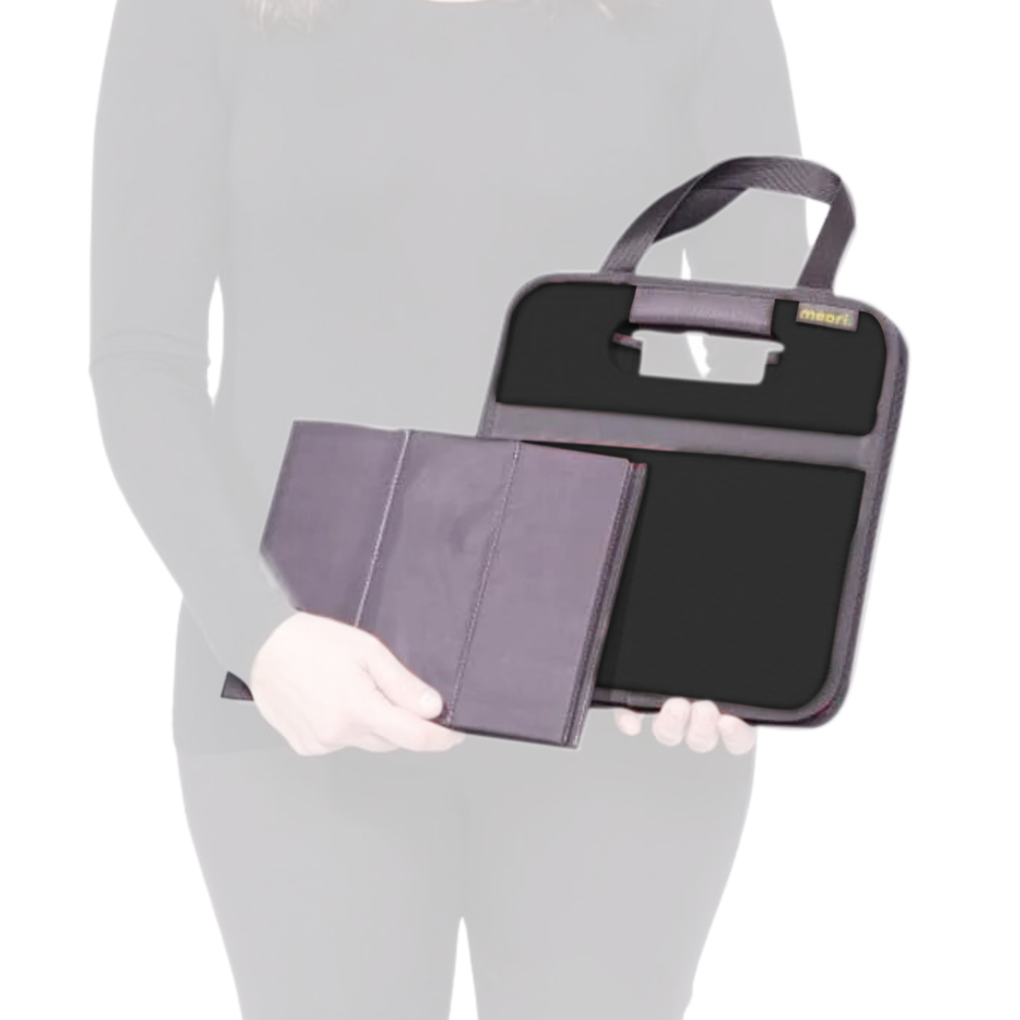 Black 6 Bottle Wine Tote