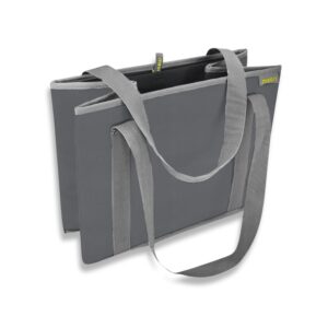Grey Collapsible Shopping Basket