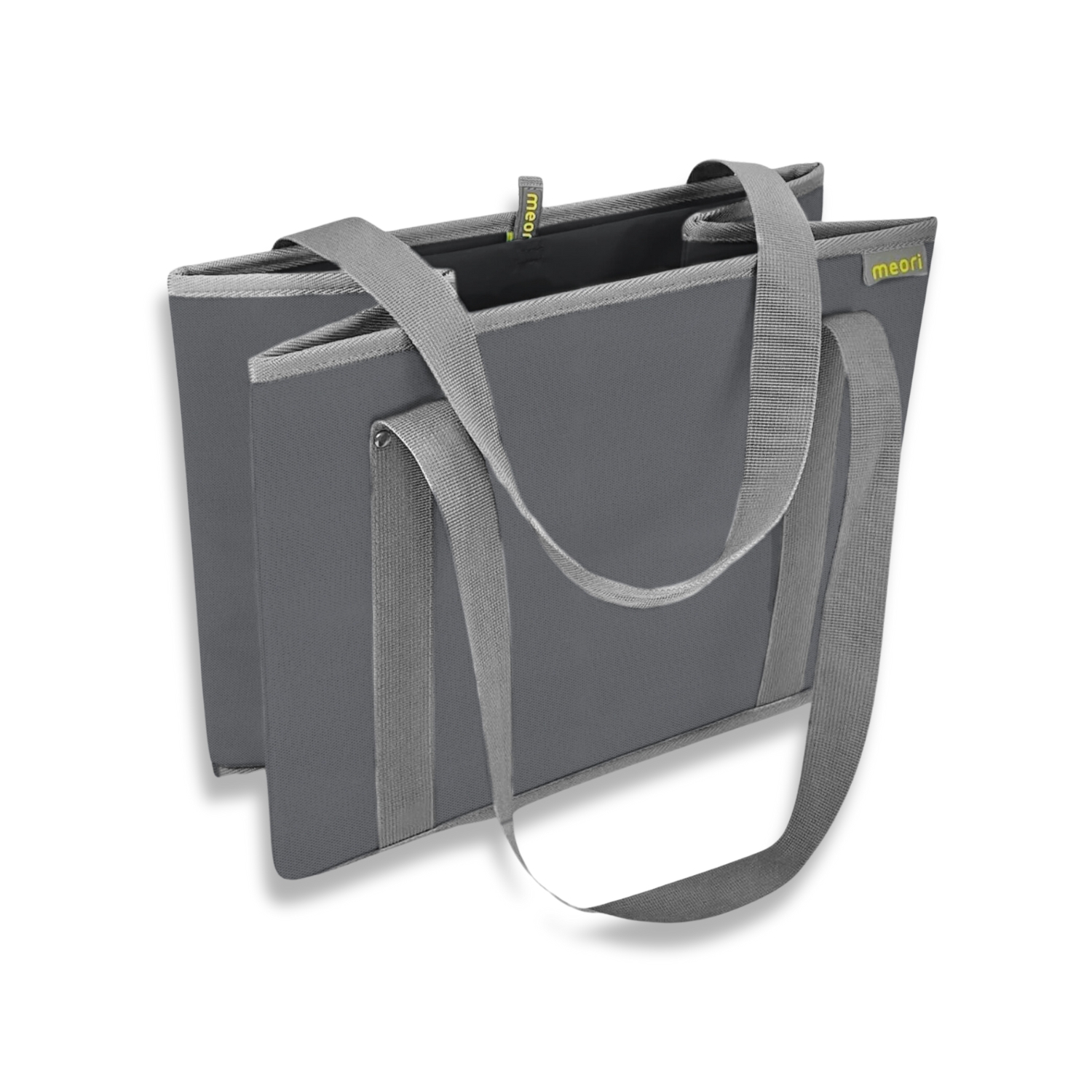 Grey Collapsible Shopping Basket