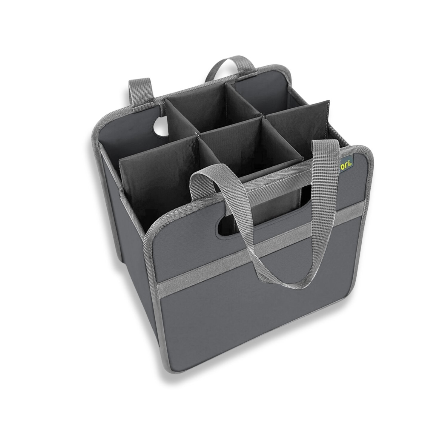 Grey 6 Bottle Wine Tote