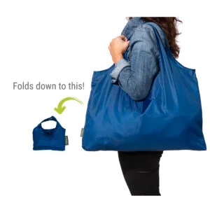 Marine Blue Reusable Grocery Tote