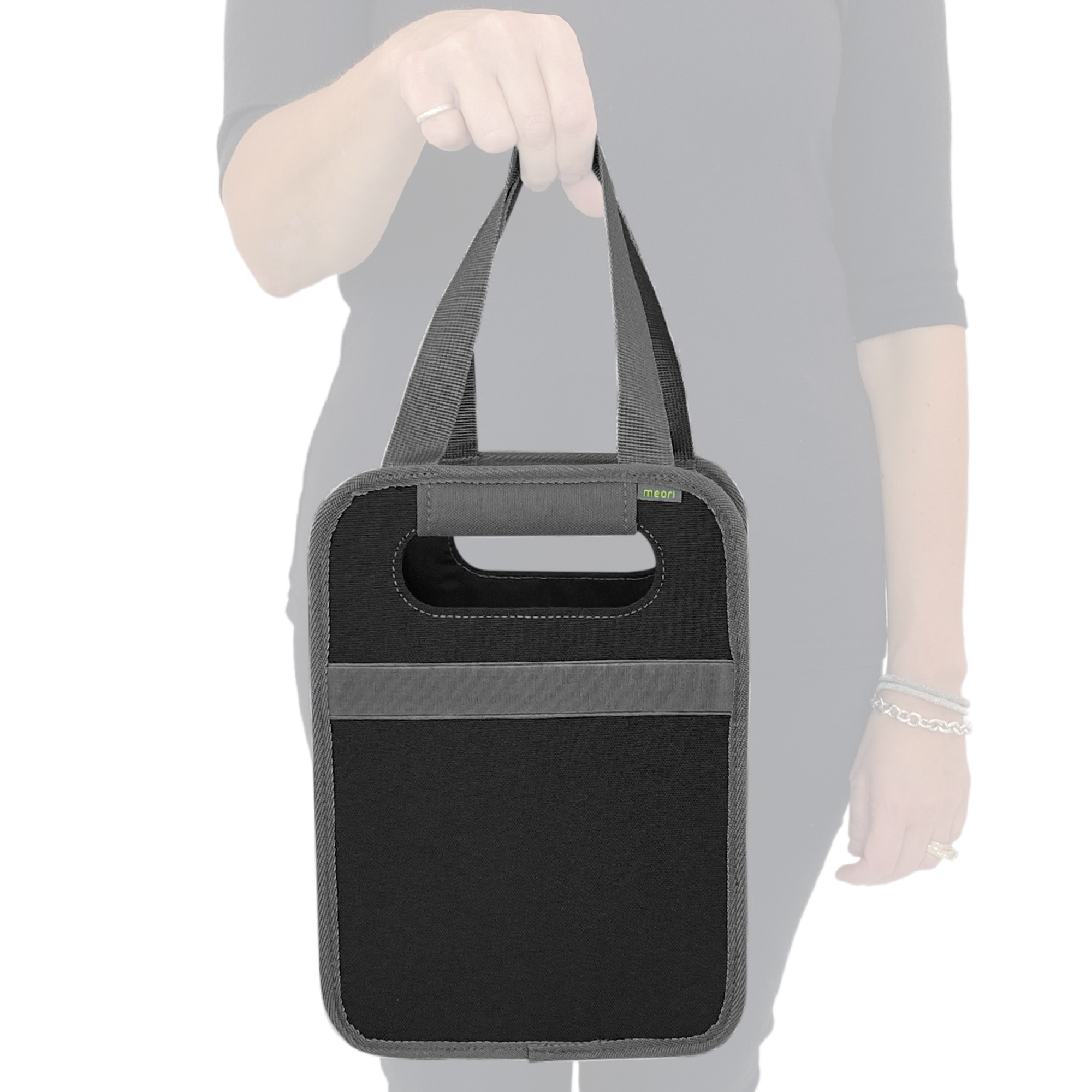 A100813-04-meori-4-Bottle-Wine-Tote-Lava-Black-SIL Black 4 Bottle Wine Bag