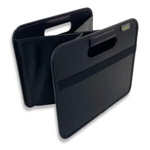 Black Foldable Storage Basket For Shelves