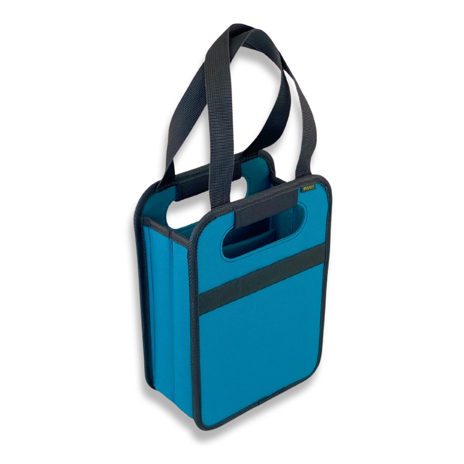 A100826-1-meori-2-Bottle-Wine-Tote-Azure-Blue-MAIN Azure Blue 2 Bottle Wine Carrier Tote