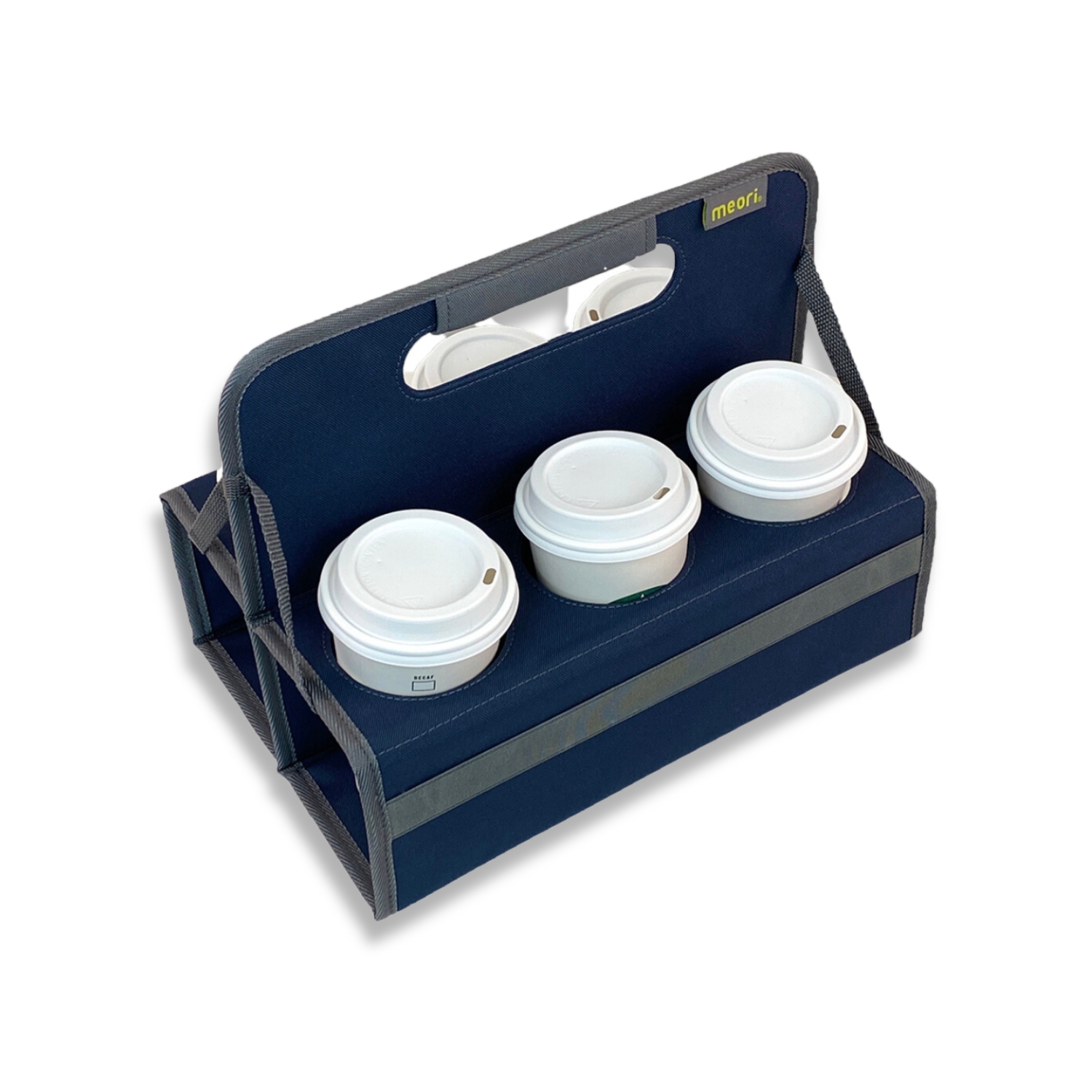 A100828-3-meori-Reusable-6-Cup-Carrier-Marine-Blue Marine Blue 6 Portable Drink Carrier