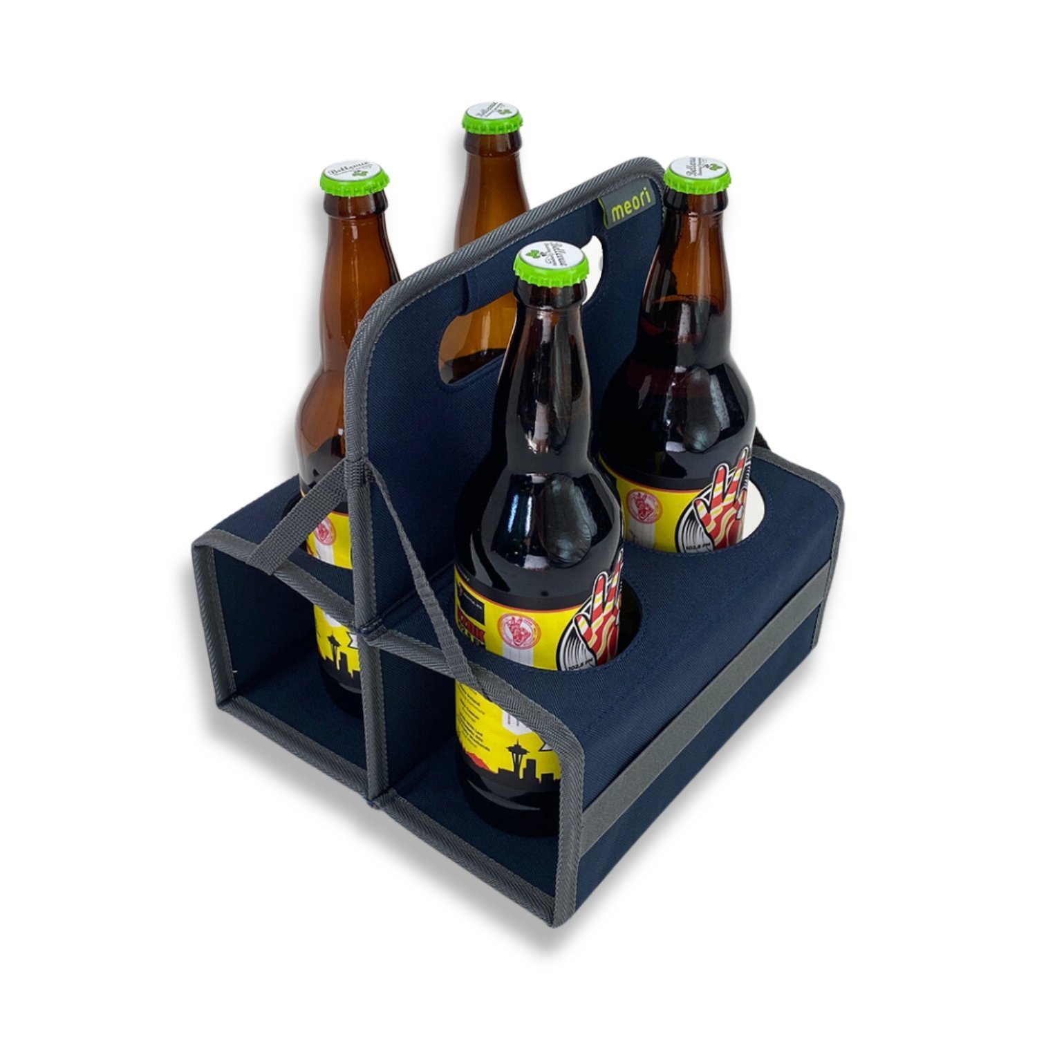 A100834-4-meori-Reusable-4-Cup-Carrier-Marine-Blue Marine Blue 4 Drink Caddy