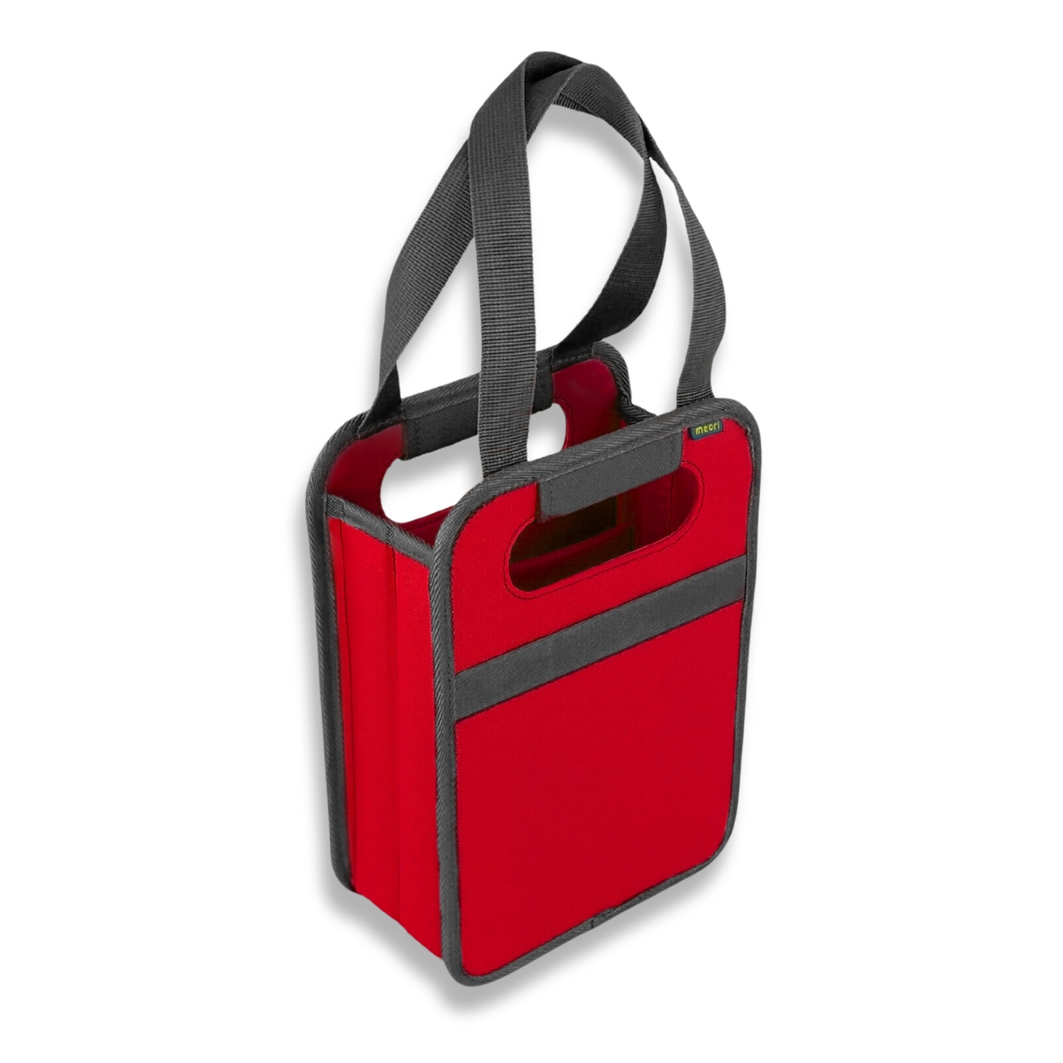 A100865-01-meori-2-Bottle-Wine-Tote-Hibiscus-Red-MAIN Red 2 Bottle Wine Carrier Tote
