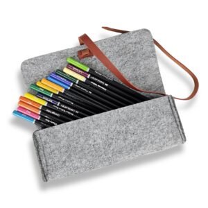 Grey Pencil Case Pouch