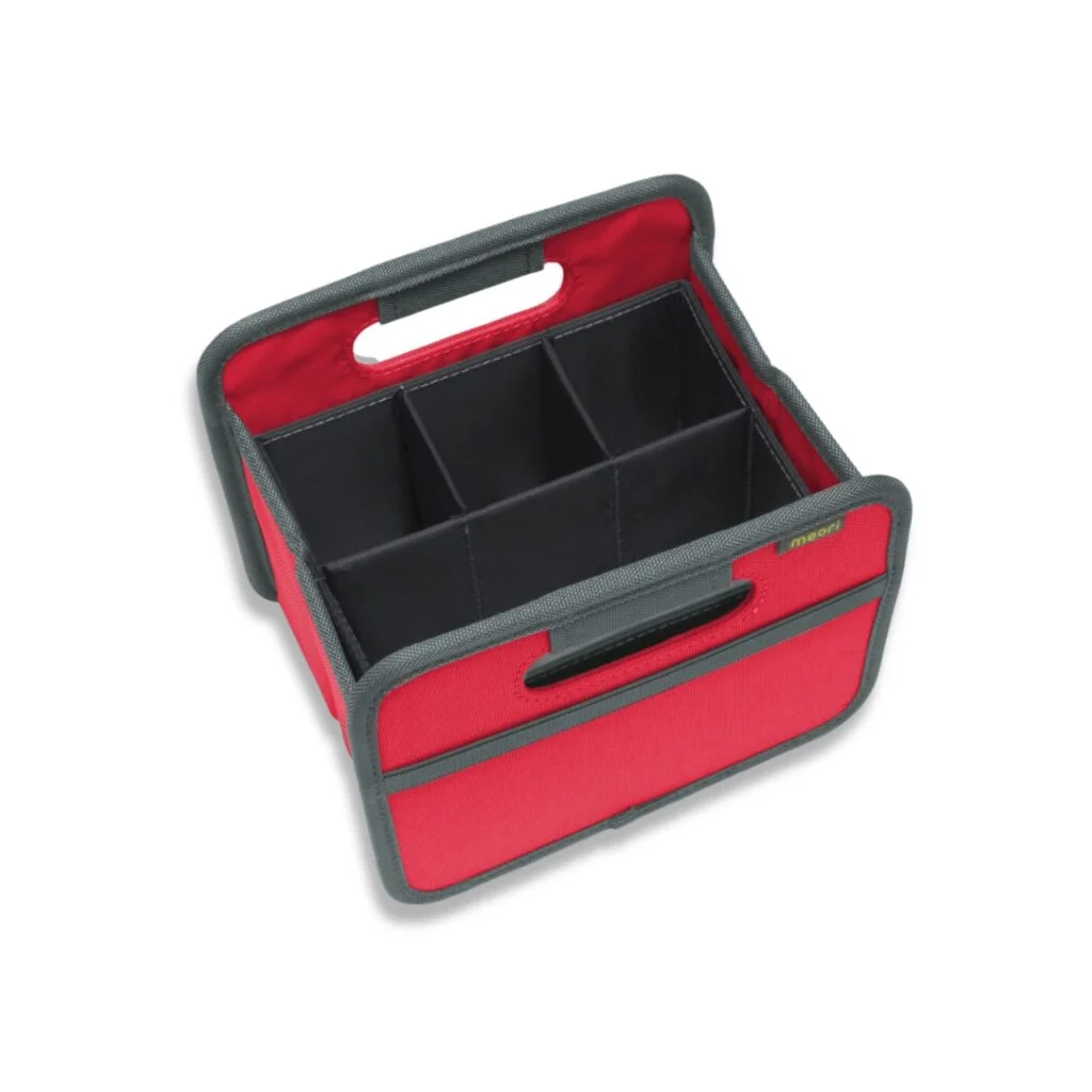 Red Desk Storage Box