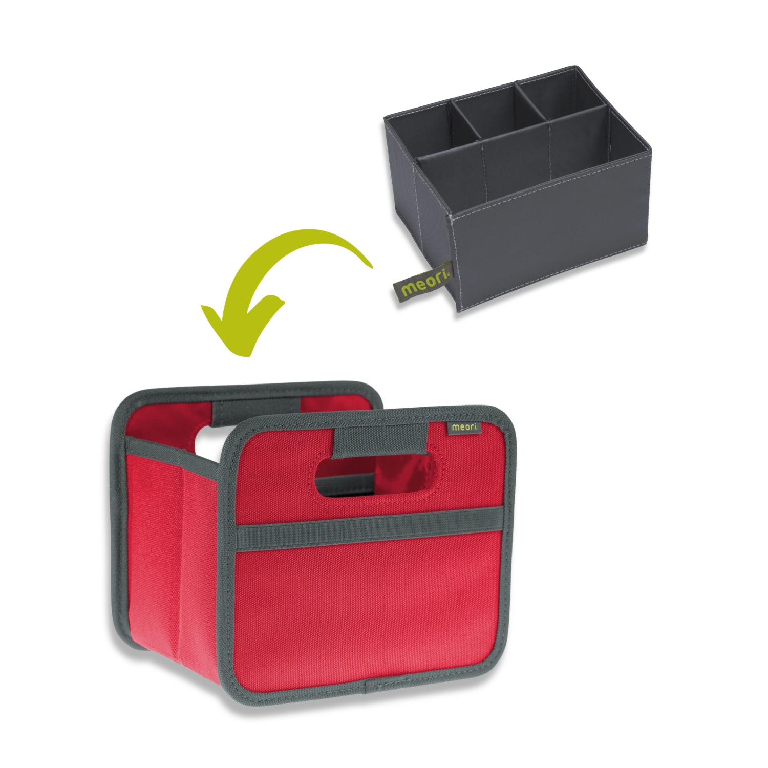 Red Desk Storage Box