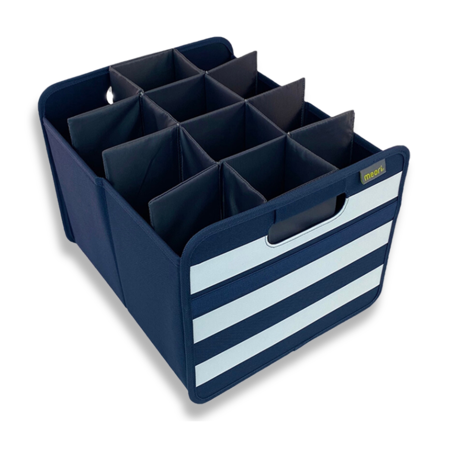 B100792-04-meori-12-Bottle-Wine-Carrier-Marine-Blue-Stripes Marine Blue 12 Bottle Wine Carry Bag with White Stripes