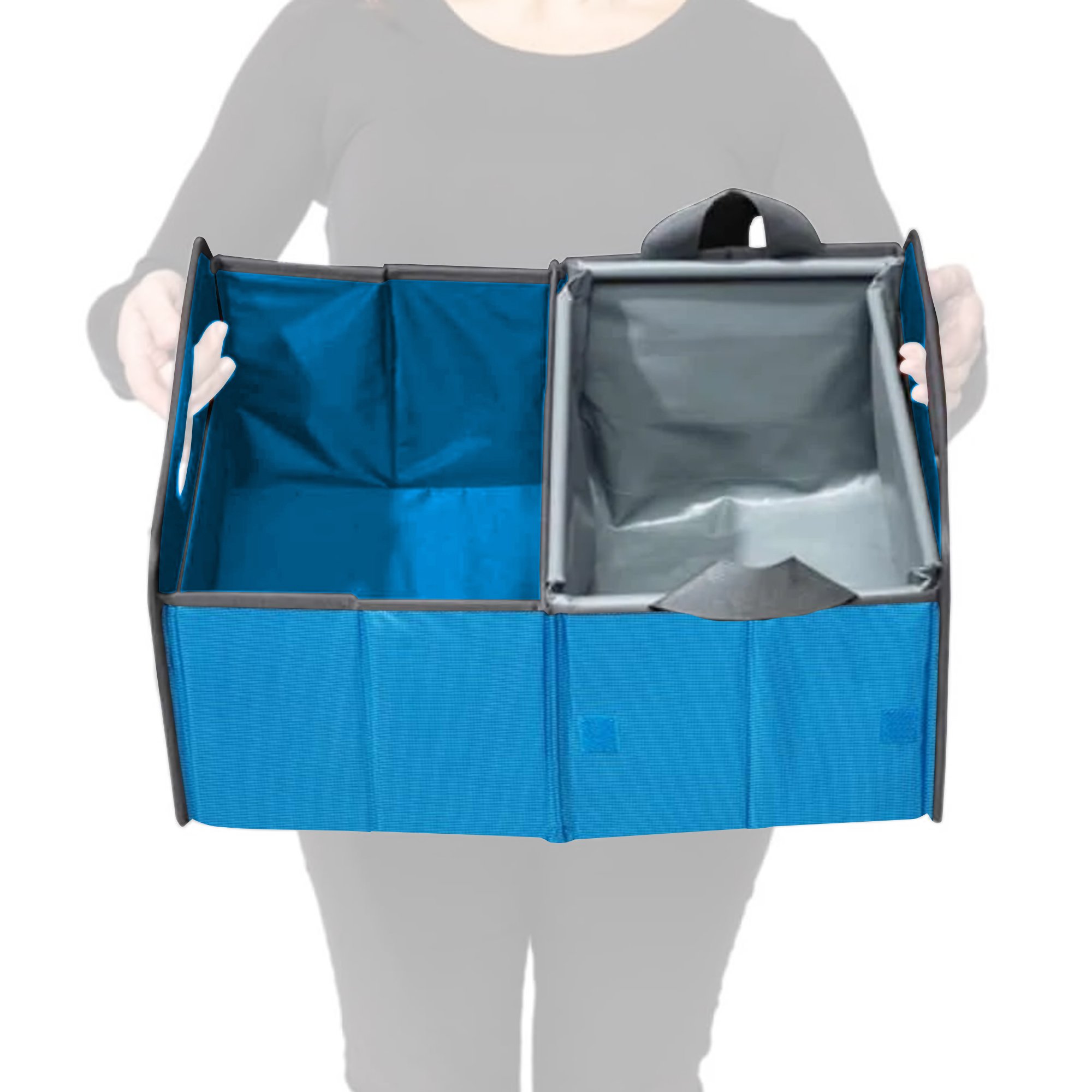 B100810-03-meori-Premium-Box-with-Party-Bowl-Med-Blue-SIL Blue SUV Trunk Organizer