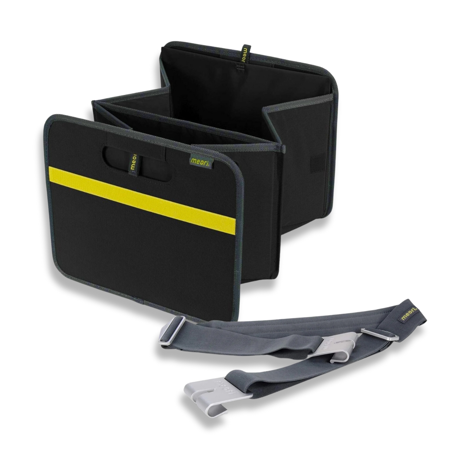 B100842-02-meori-Premium-Box-with-Shoulder-Strap-Lava-Black Black Trunk Organizer