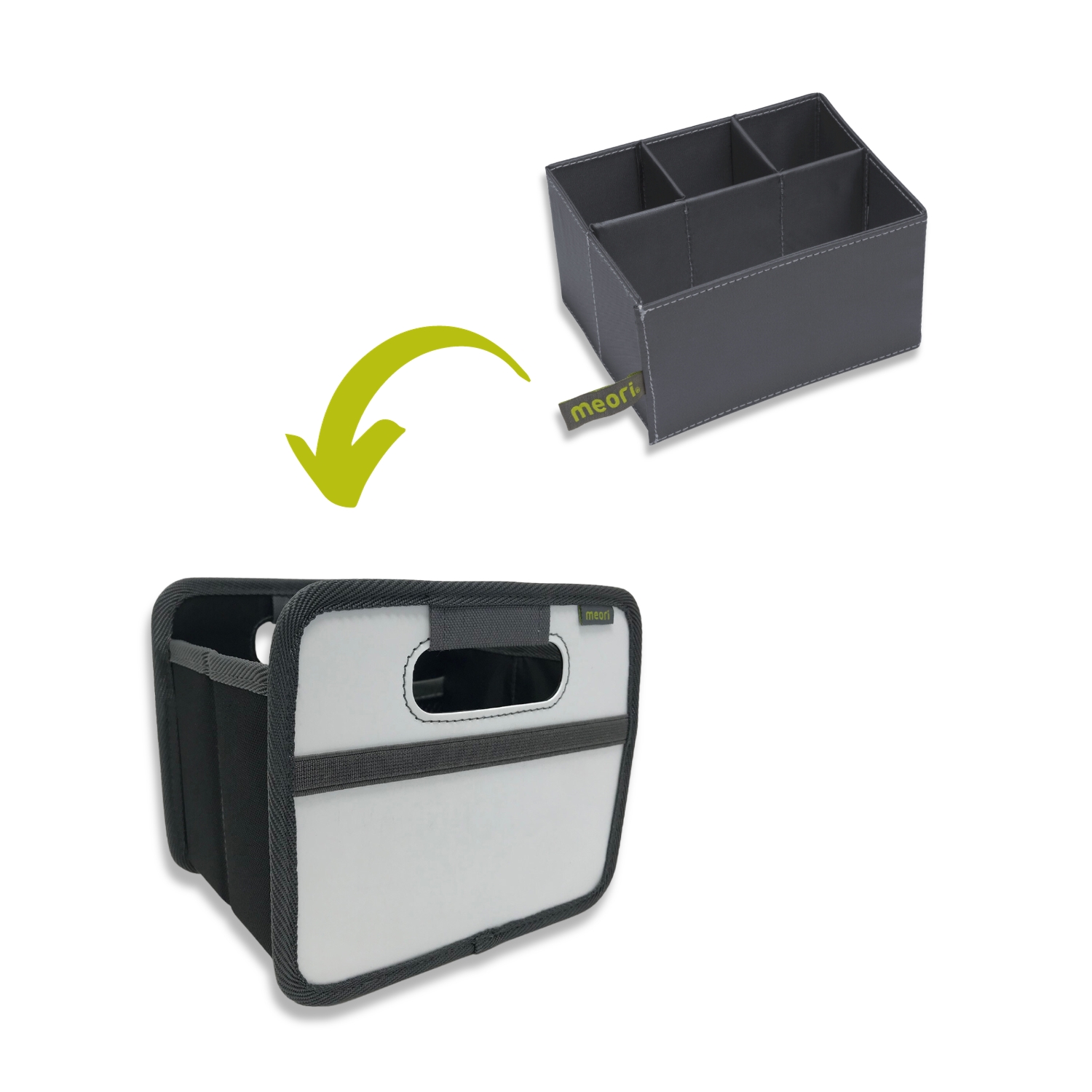 White Desk Storage Box